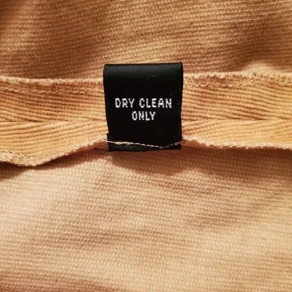 Company Ellen Tracy Womens Sz 6 Shirt Gold Pinwale Corduroy - Picture 10 of 12